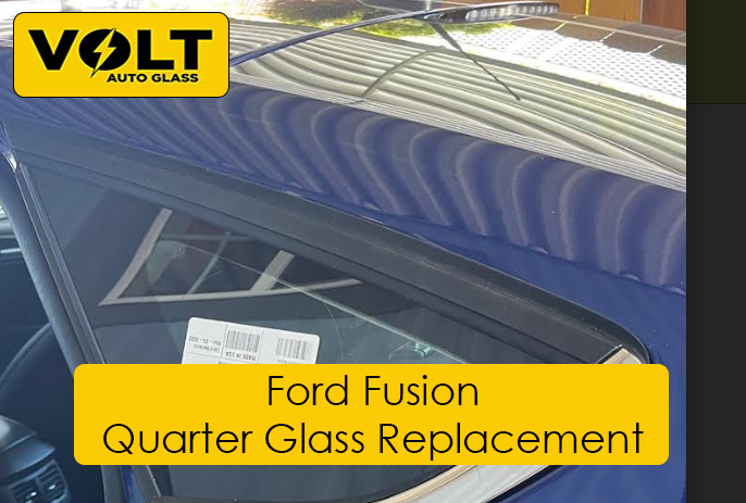Ford Fusion Quarter Glass Replacement - AC
