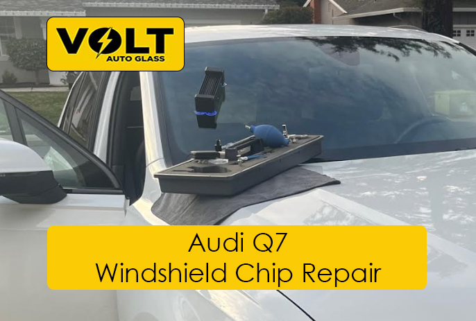AUDI Q7 windshield chip repair