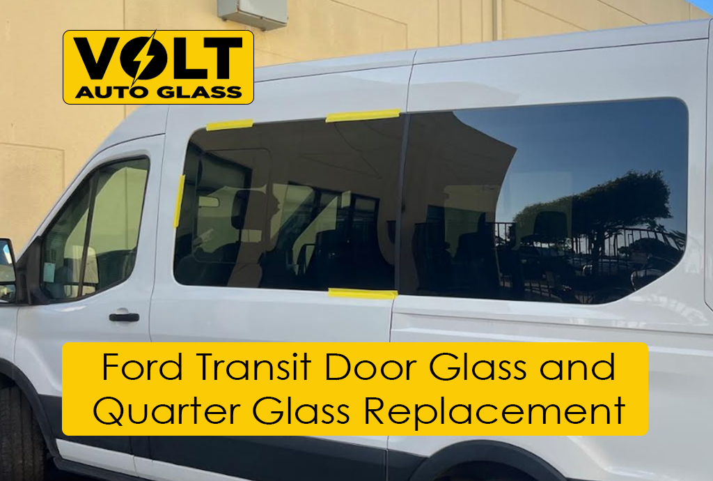 Ford Transit Door Glass And Quarter Glass Replacement - After