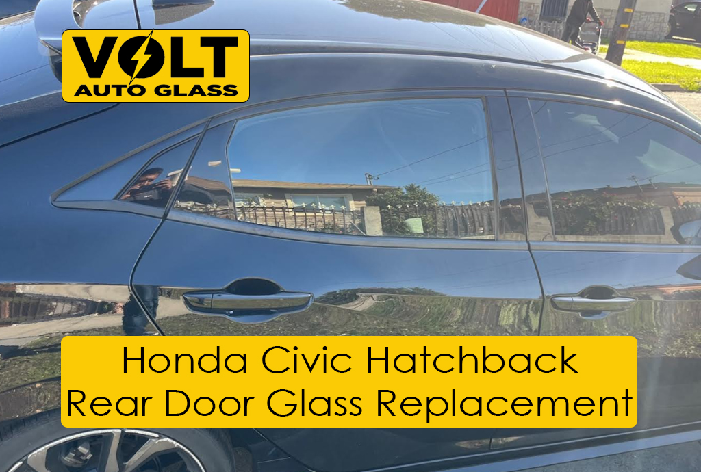 Honda Civic Hatchback Rear Door Glass Replacement - After