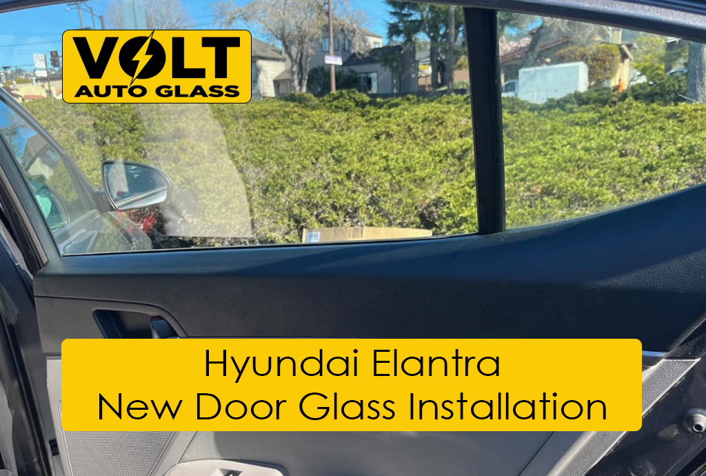 Hyundai Elantra New Door Glass Installation - After