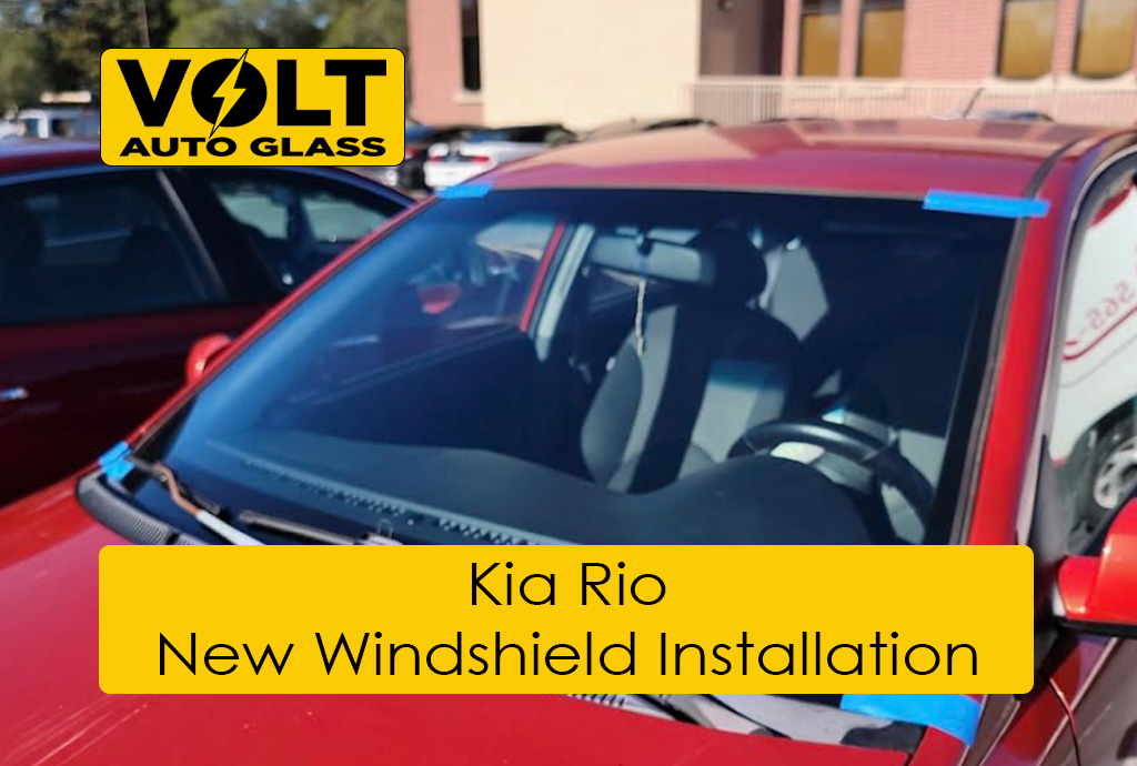 Kia Rio New Windshield Installation