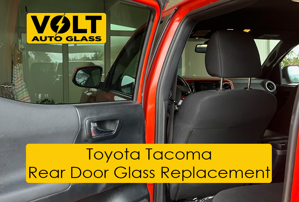 Toyota Tacoma Rear Door Glass Replacement - After
