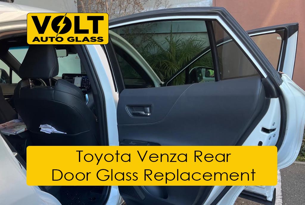 Toyota VENZA Rear Door Glass Replacement - After
