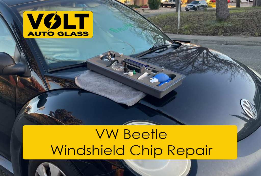 VW Beetle Windshield Chip Repair