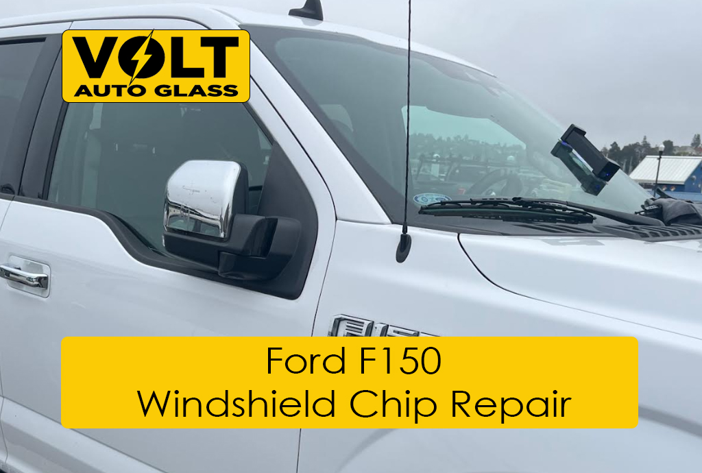 Ford F150 Windshield Chip Repair - Side View