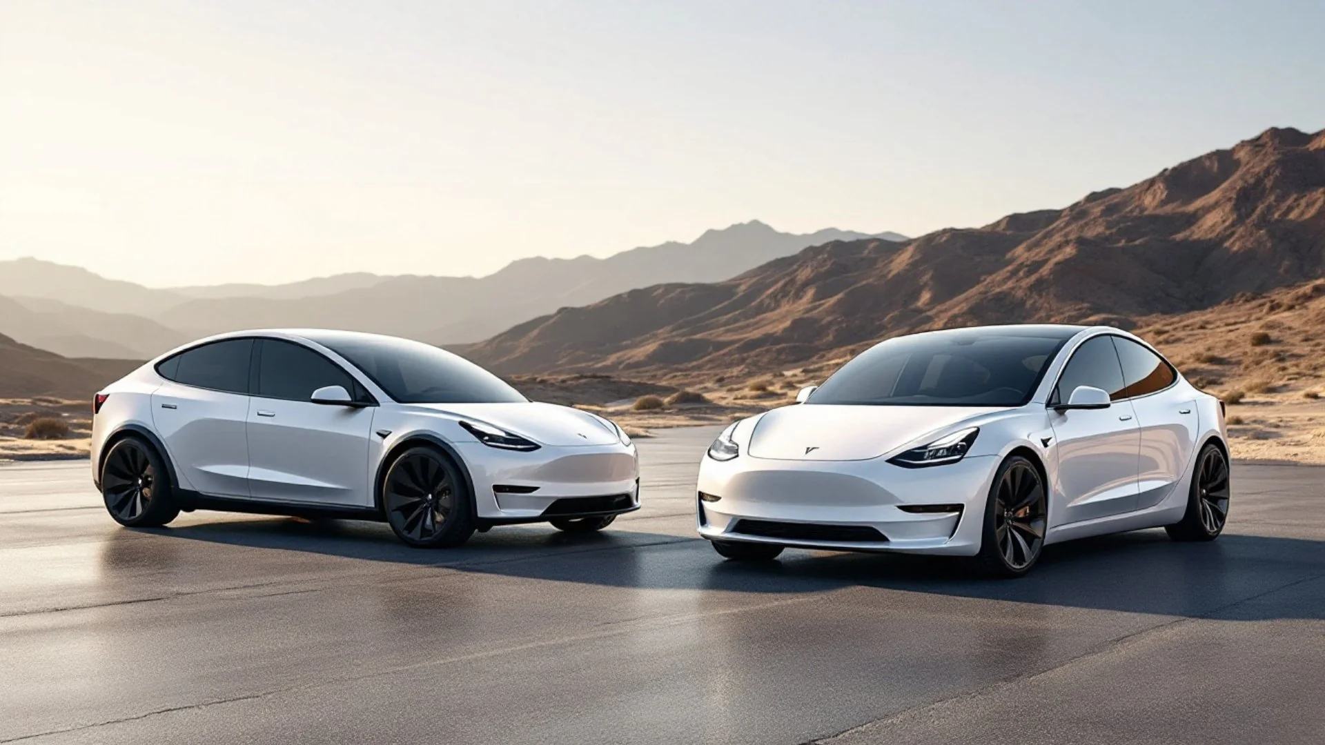 Tesla Model Y and 3