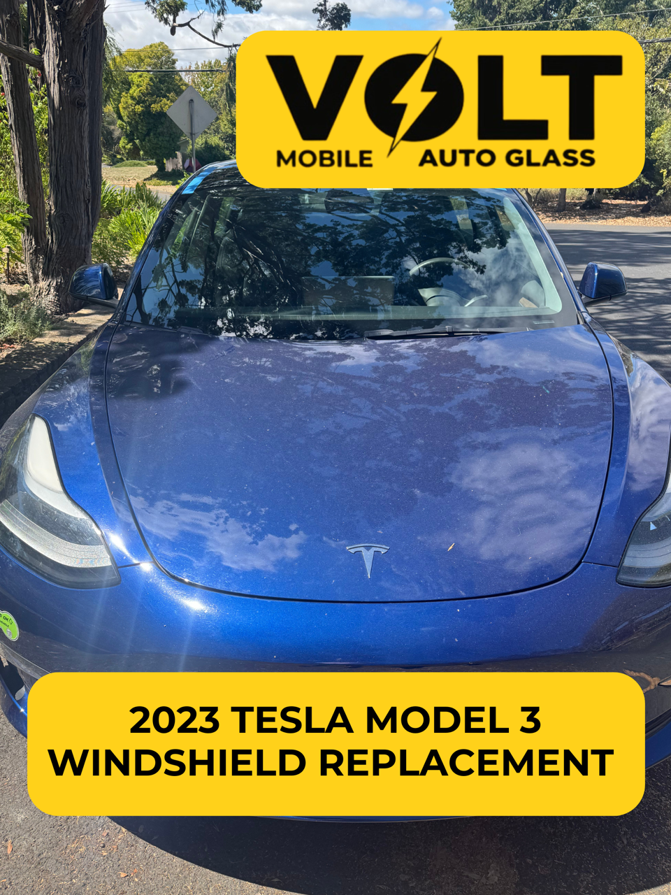 2023 Tesla Model 3 Windshield Replacement and Calibraiton