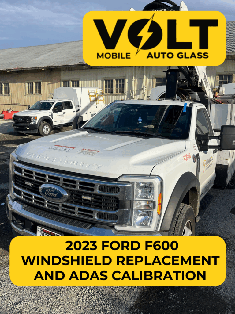 2023 FORD F600 WINDSHIELD REPLACEMENT AND ADAS CALIBRATION IN VALLEJO CA
